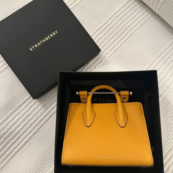 Strathberry Nano Tote in Blossom Yellow - Picture 11 of 12